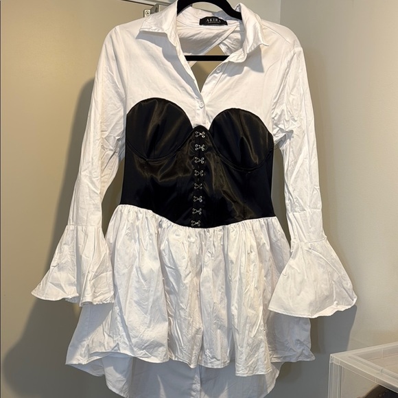 Back to Business Corset Mini Dress by Akira - Picture 4 of 5